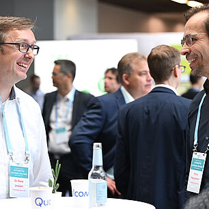Networking between 2 Participants at the Automotive Software Strategies Conference in Munich