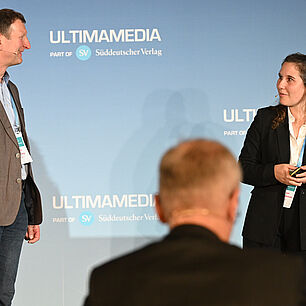 Robert Siwy &amp; Dr. Chantal Himmels from GMW Group at Automotive Software Strategies Conference in Munich